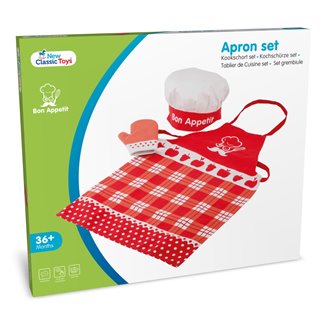 Apron set - red